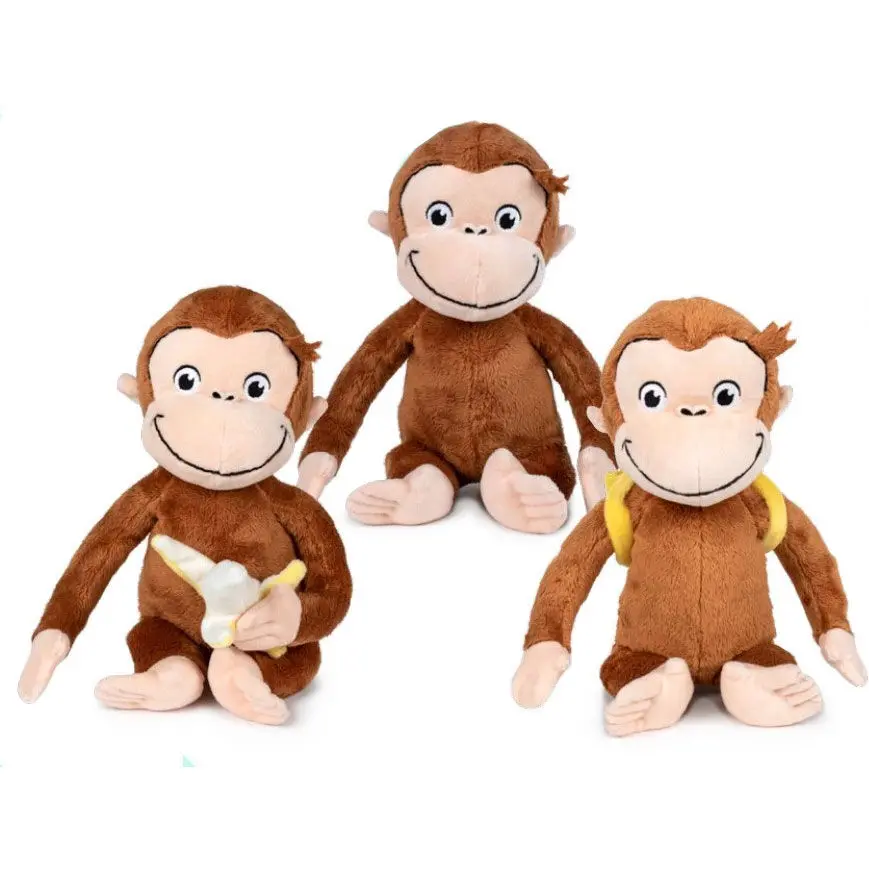 Curious George soft plush toy 18cm assorted product photo