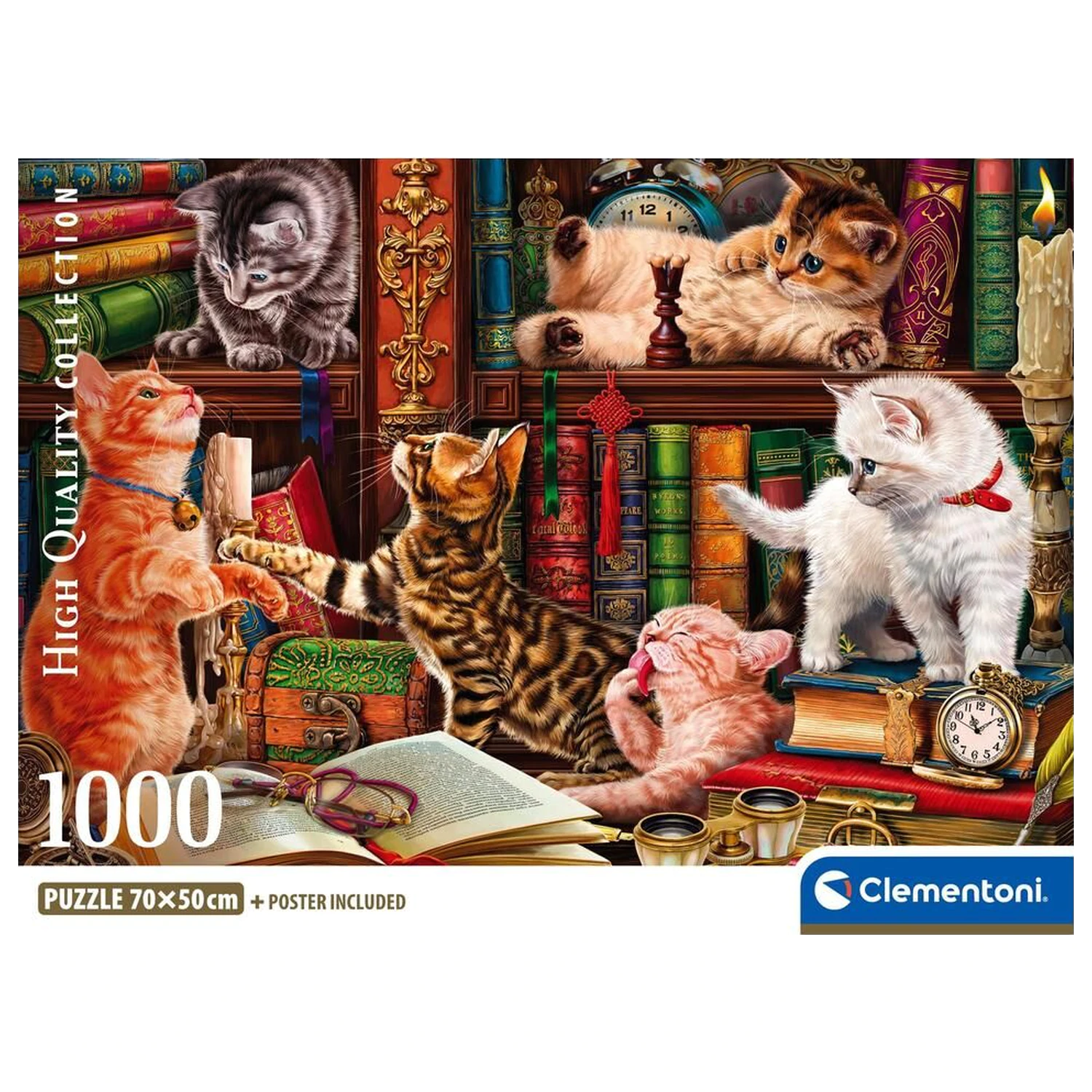 Curious Whiskers puzzle 1000pcs product photo
