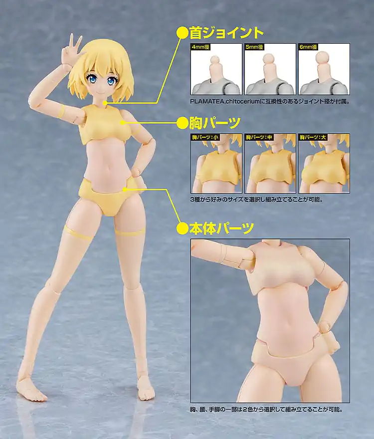 Cutie Honey Nova Plastic Model Kit PLAMATEA Muse Body: Ichika B Type 15 cm product photo