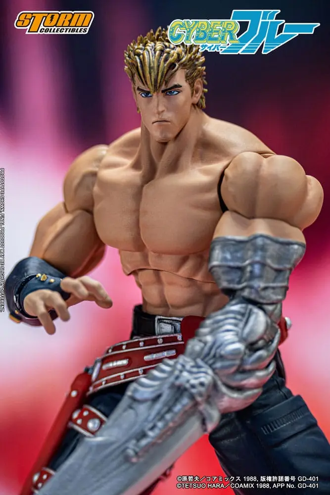 Cyber Blue Action Figure 1/12 Blue 18 cm product photo