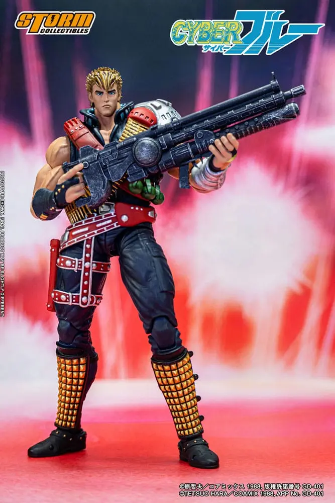 Cyber Blue Action Figure 1/12 Blue 18 cm product photo
