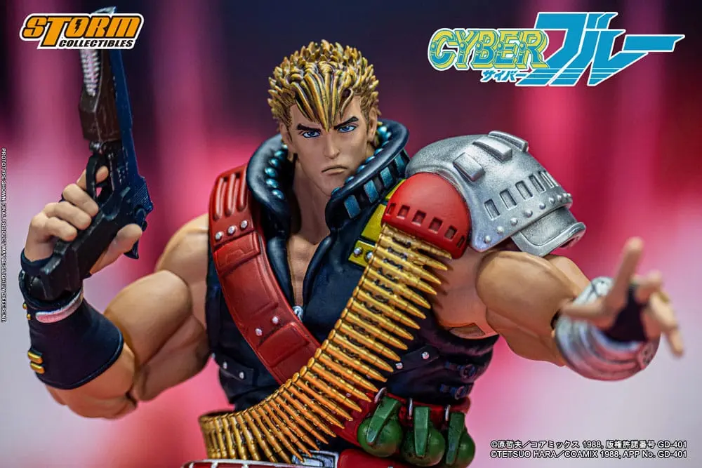 Cyber Blue Action Figure 1/12 Blue 18 cm product photo