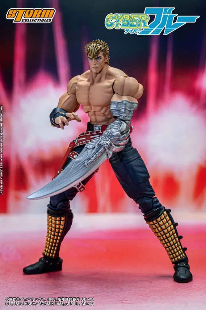 Cyber Blue Action Figure 1/12 Blue 18 cm product photo