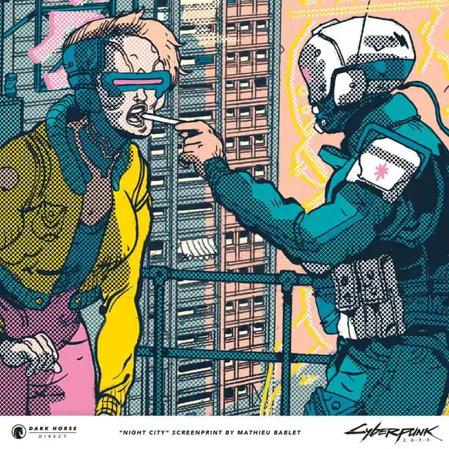 Cyberpunk 2077 Art Print Night City 45 x 60 cm product photo
