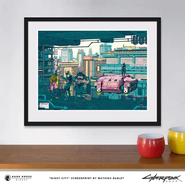 Cyberpunk 2077 Art Print Night City 45 x 60 cm product photo