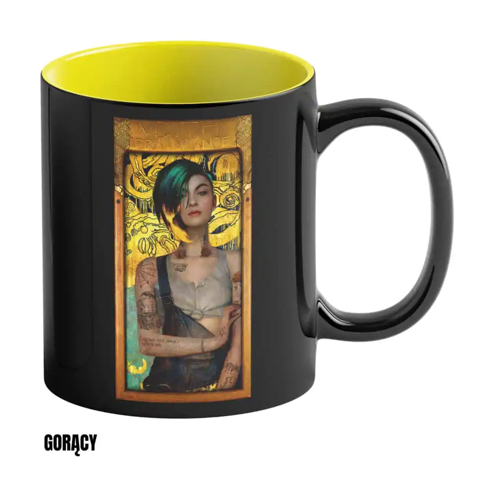 Cyberpunk 2077 Game Art Chronicles Heat Change Mug Judy inspired by Gustav Klimt 450 ml product photo