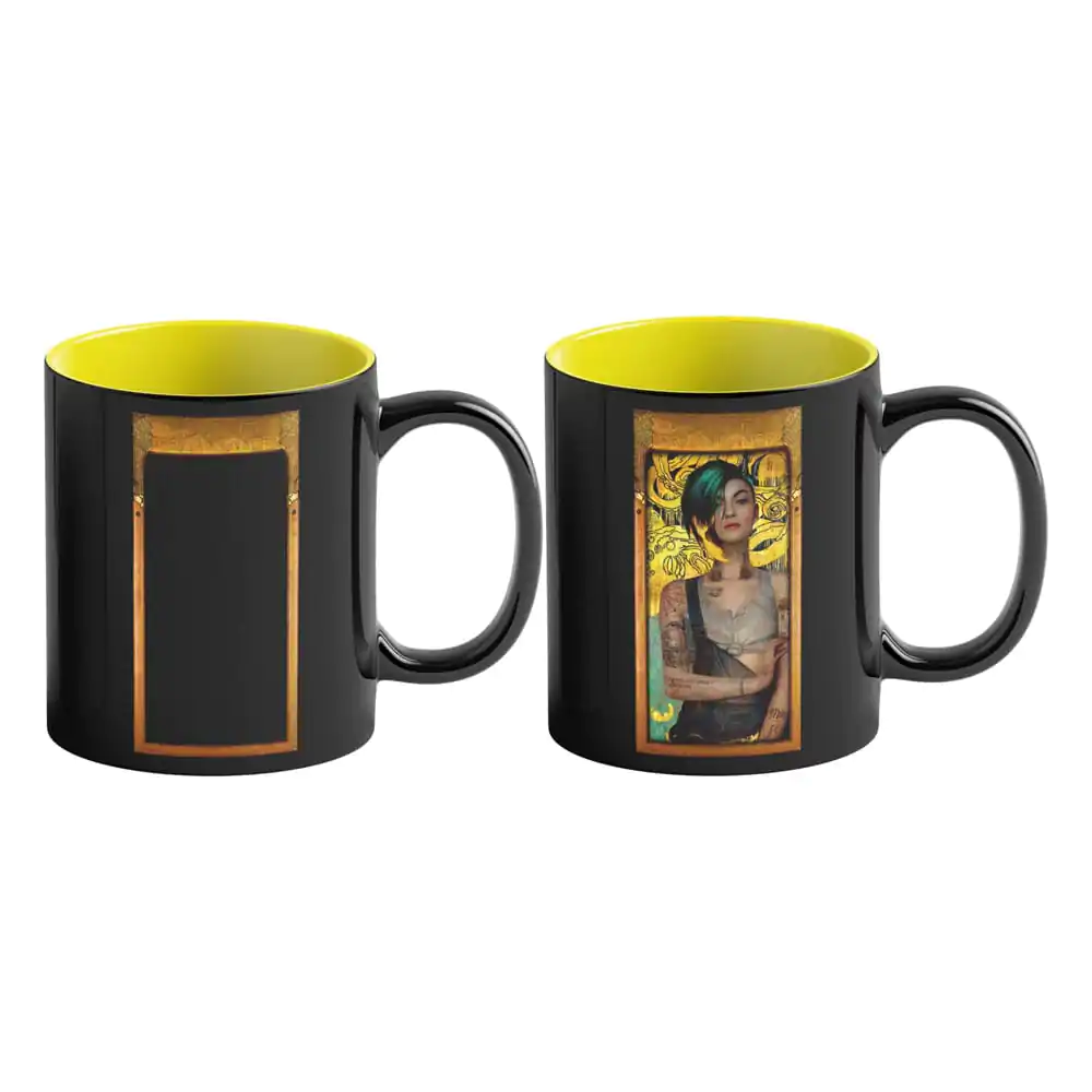 Cyberpunk 2077 Game Art Chronicles Heat Change Mug Judy inspired by Gustav Klimt 450 ml product photo