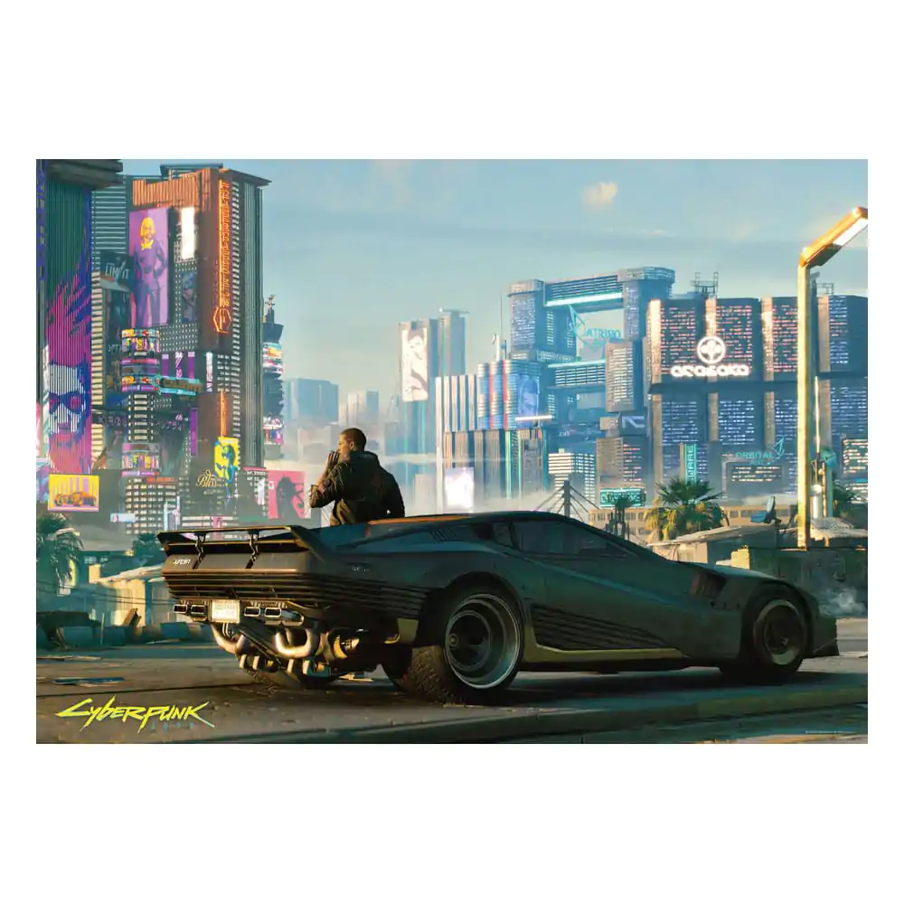 Cyberpunk 2077 Gaming Puzzle Mercenary on the Rise (1000 pieces) product photo