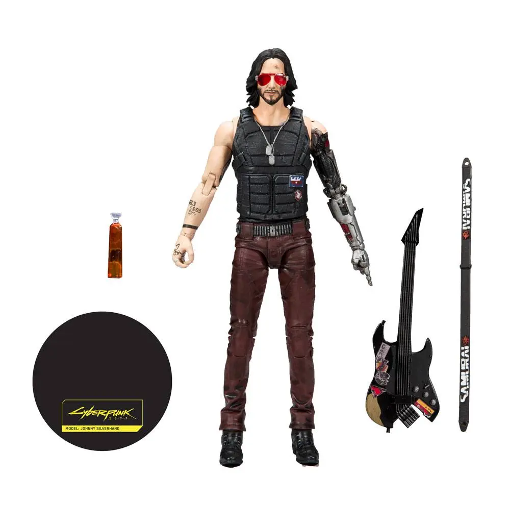 Cyberpunk 2077 Action Figure Johnny Silverhand 18 cm product photo