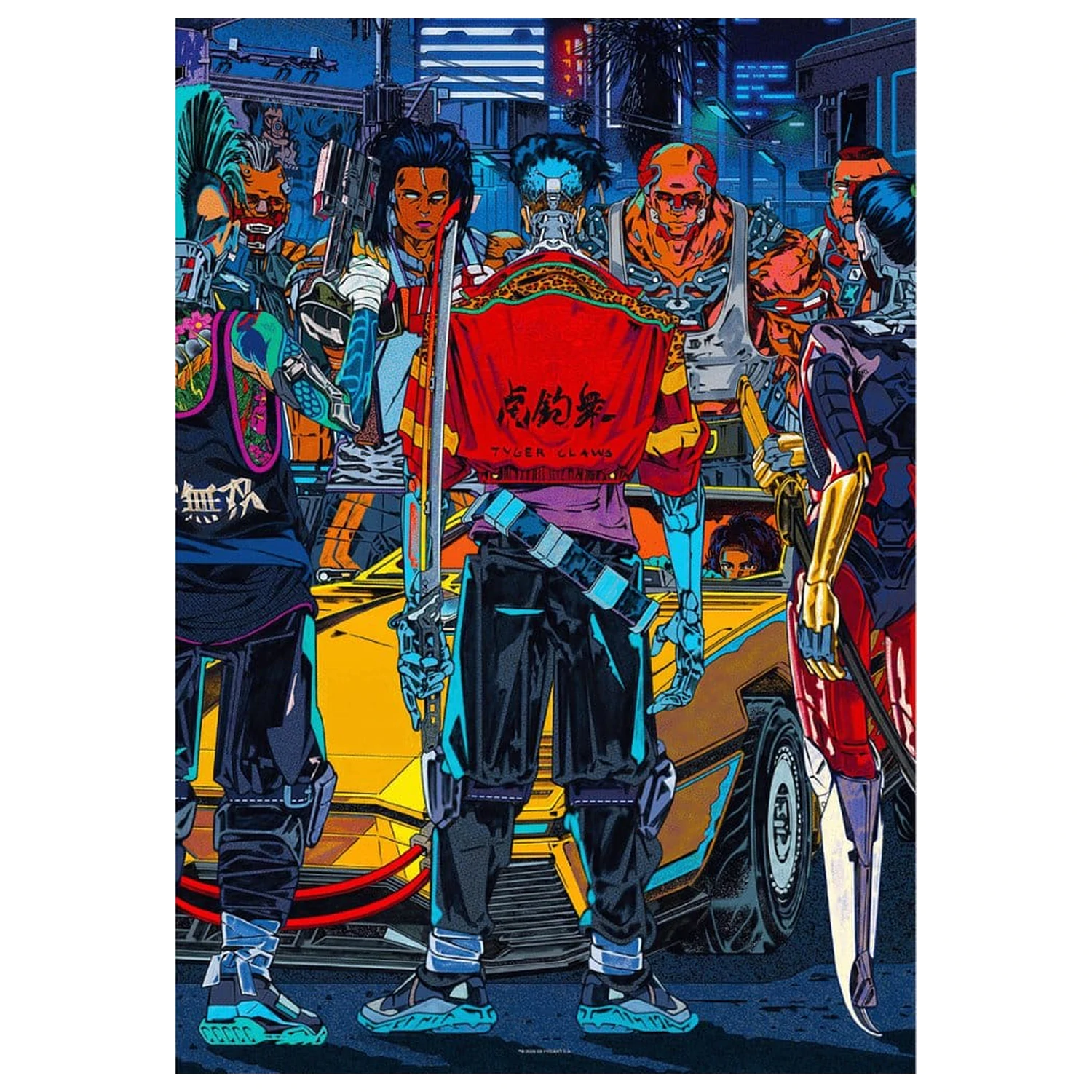 Cyberpunk 2077 Puzzle Kickdown (1000 pieces) product photo