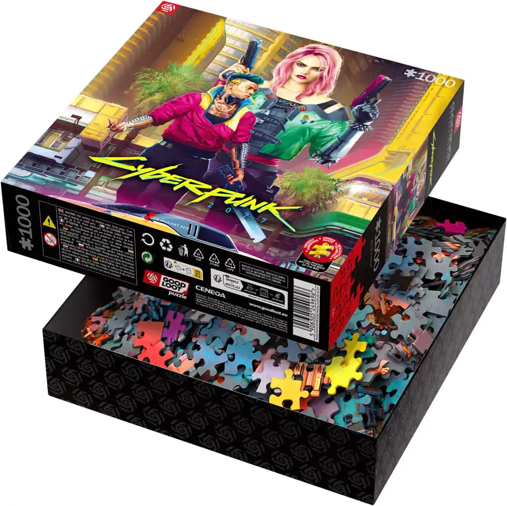 Cyberpunk 2077 Puzzle Kitsch Style (1000 pieces) product photo