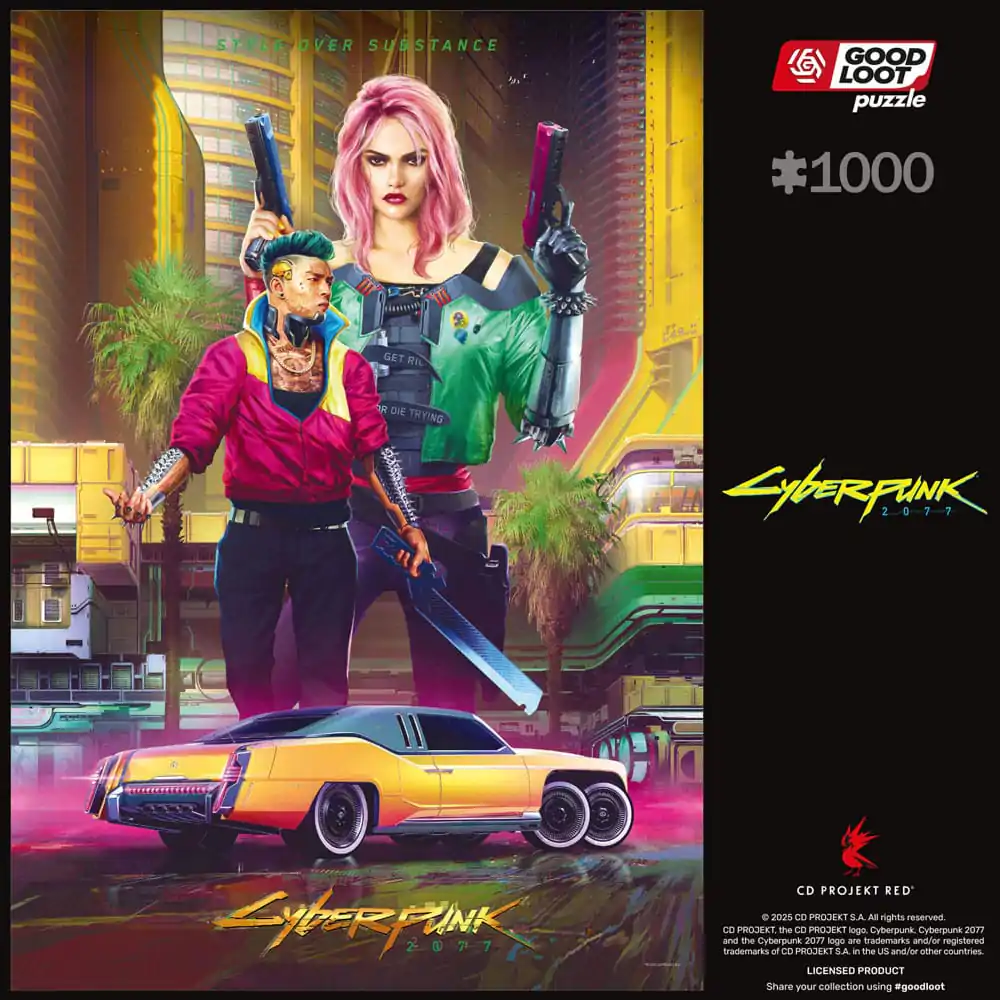 Cyberpunk 2077 Puzzle Kitsch Style (1000 pieces) product photo