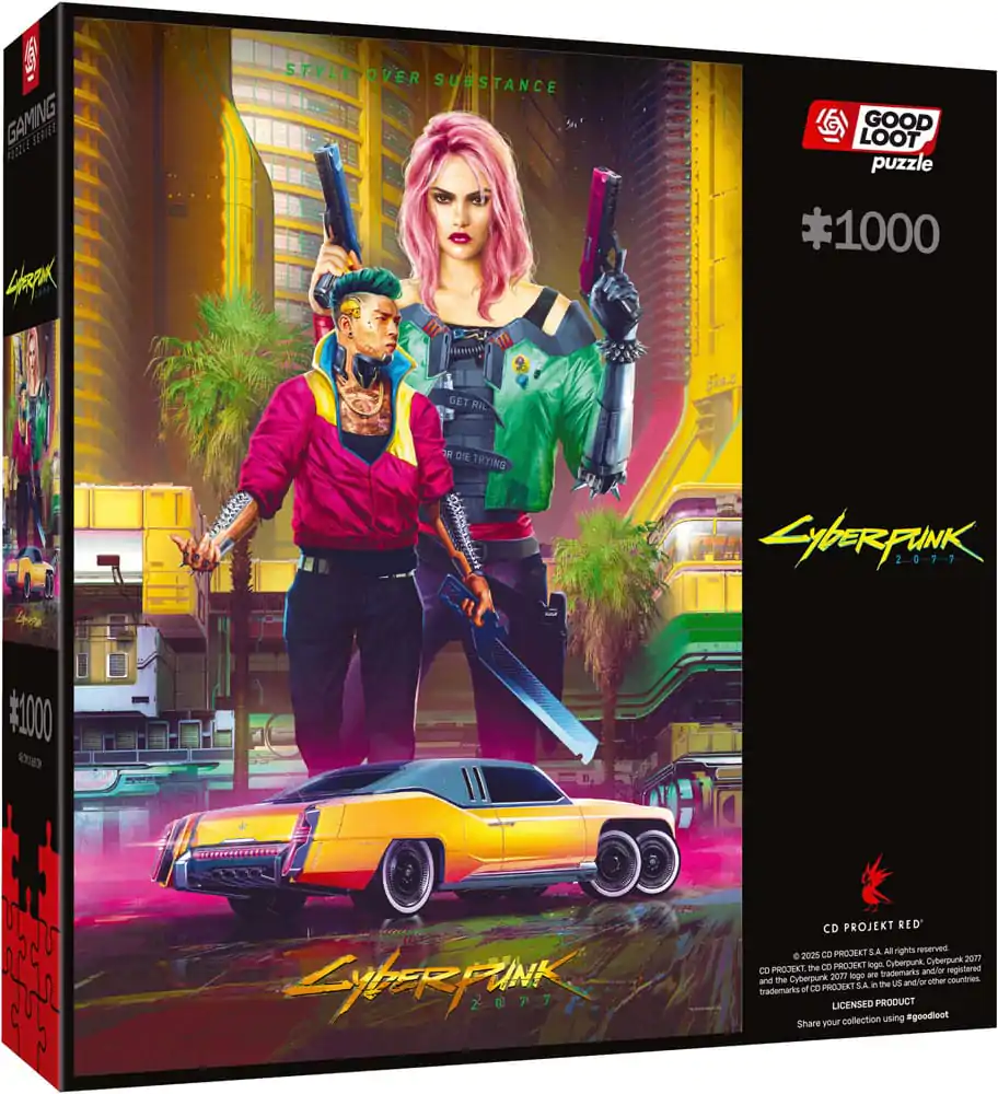 Cyberpunk 2077 Puzzle Kitsch Style (1000 pieces) product photo