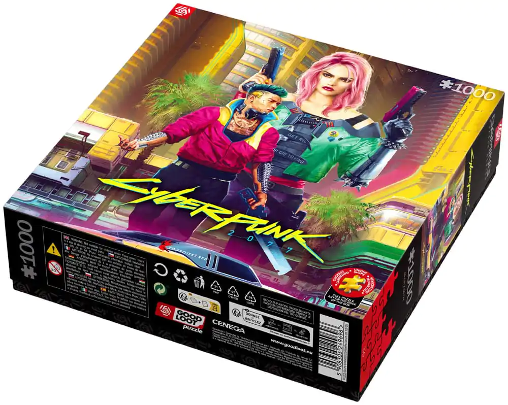 Cyberpunk 2077 Puzzle Kitsch Style (1000 pieces) product photo