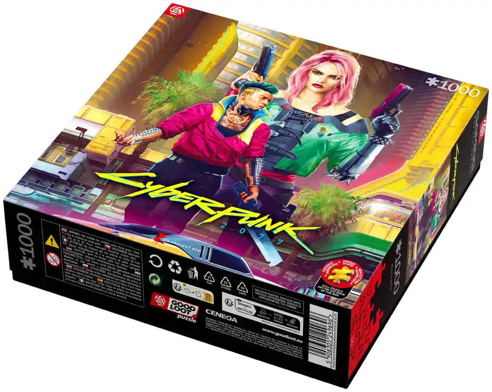 Cyberpunk 2077 Puzzle Kitsch Style (1000 pieces) product photo