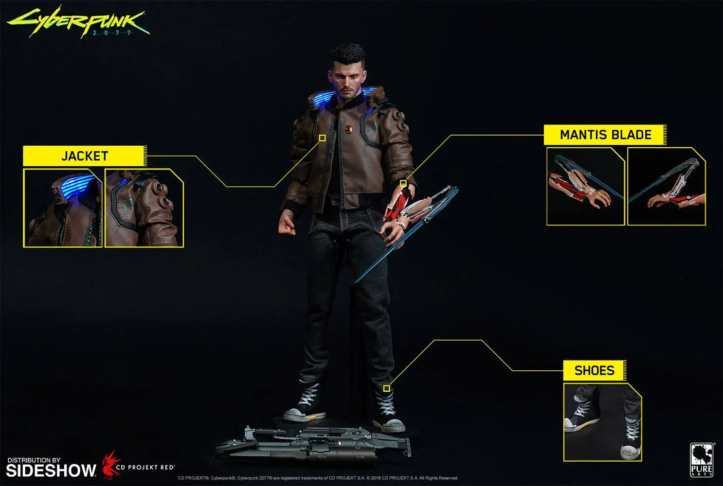 Cyberpunk 2077 Action Figure Male V 30 cm product photo