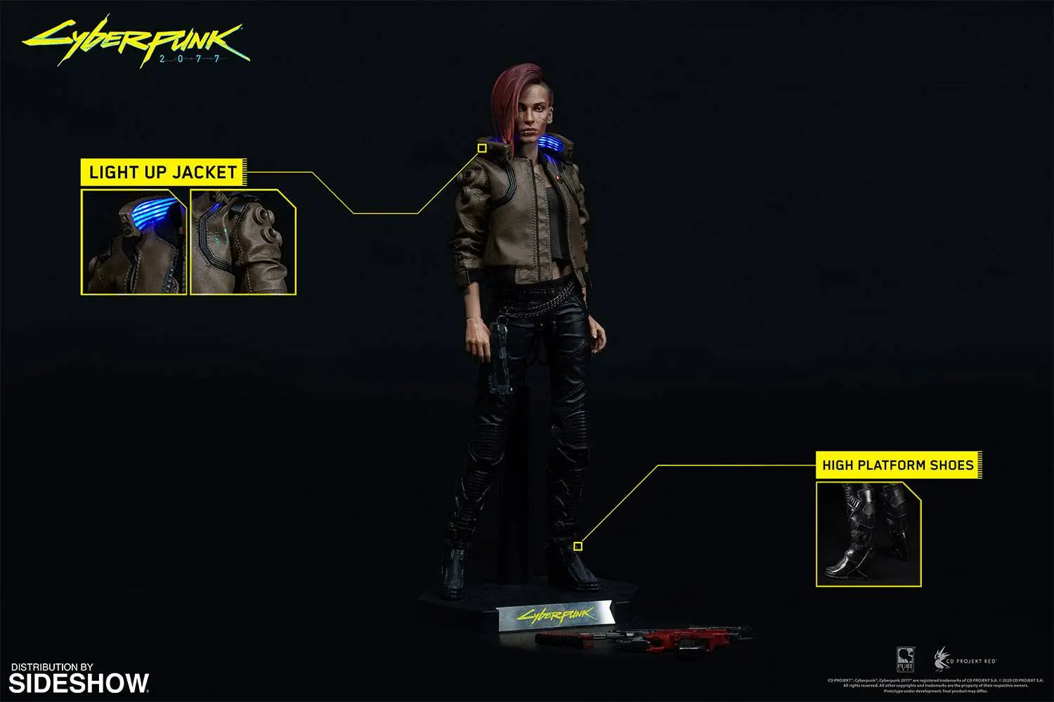 Cyberpunk 2077 Action Figure V Female 30 cm product photo