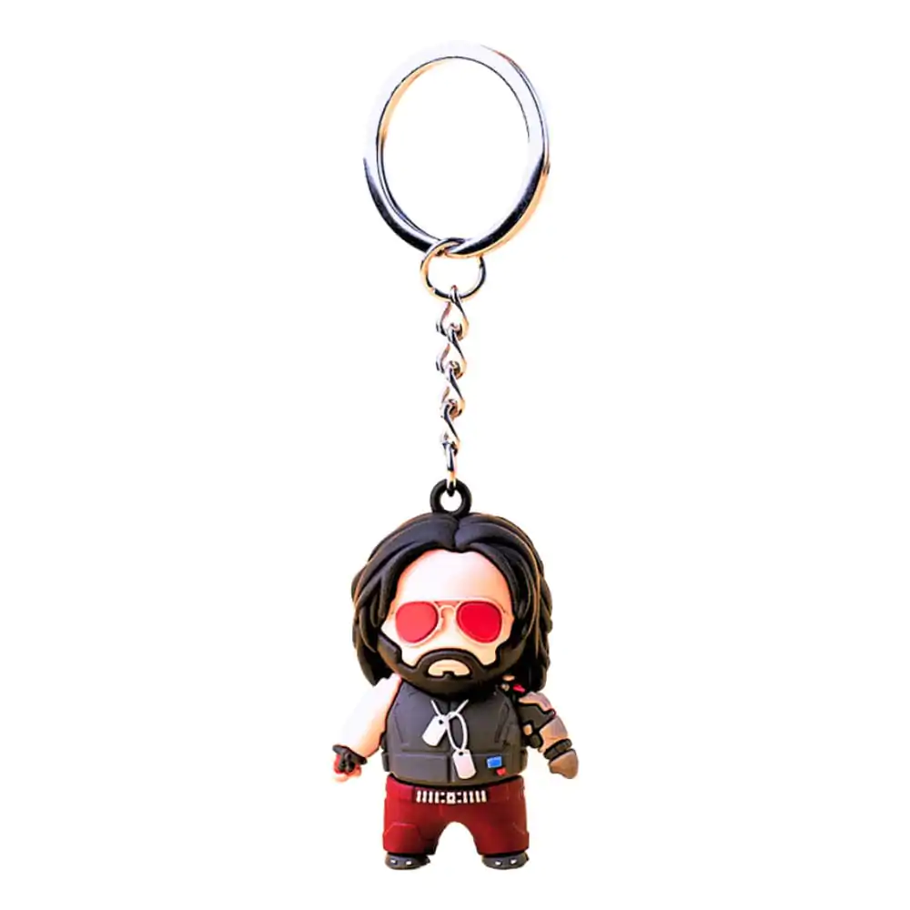 Cyberpunk 2077 Vinyl Keychain Johnny Silverhand product photo