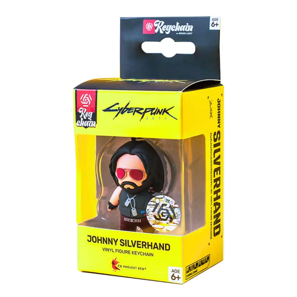 Cyberpunk 2077 Vinyl Keychain Johnny Silverhand product photo