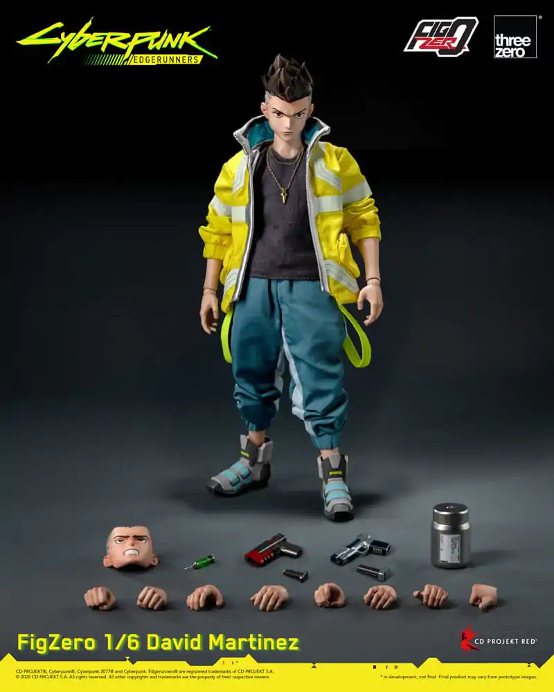 Cyberpunk: Edgerunners FigZero Action Figure 1/6 David Martinez 28 cm product photo