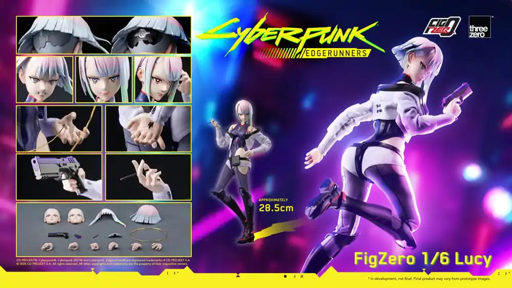 Cyberpunk: Edgerunners FigZero Action Figure 1/6 Lucy 29 cm product photo