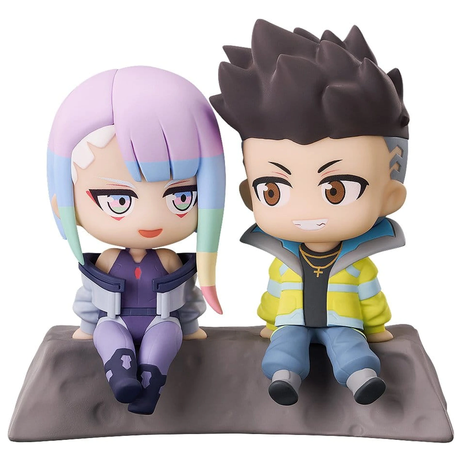 Cyberpunk: Edgerunners Qset+ PVC Figures 2-Pack David & Lucy 8 cm product photo