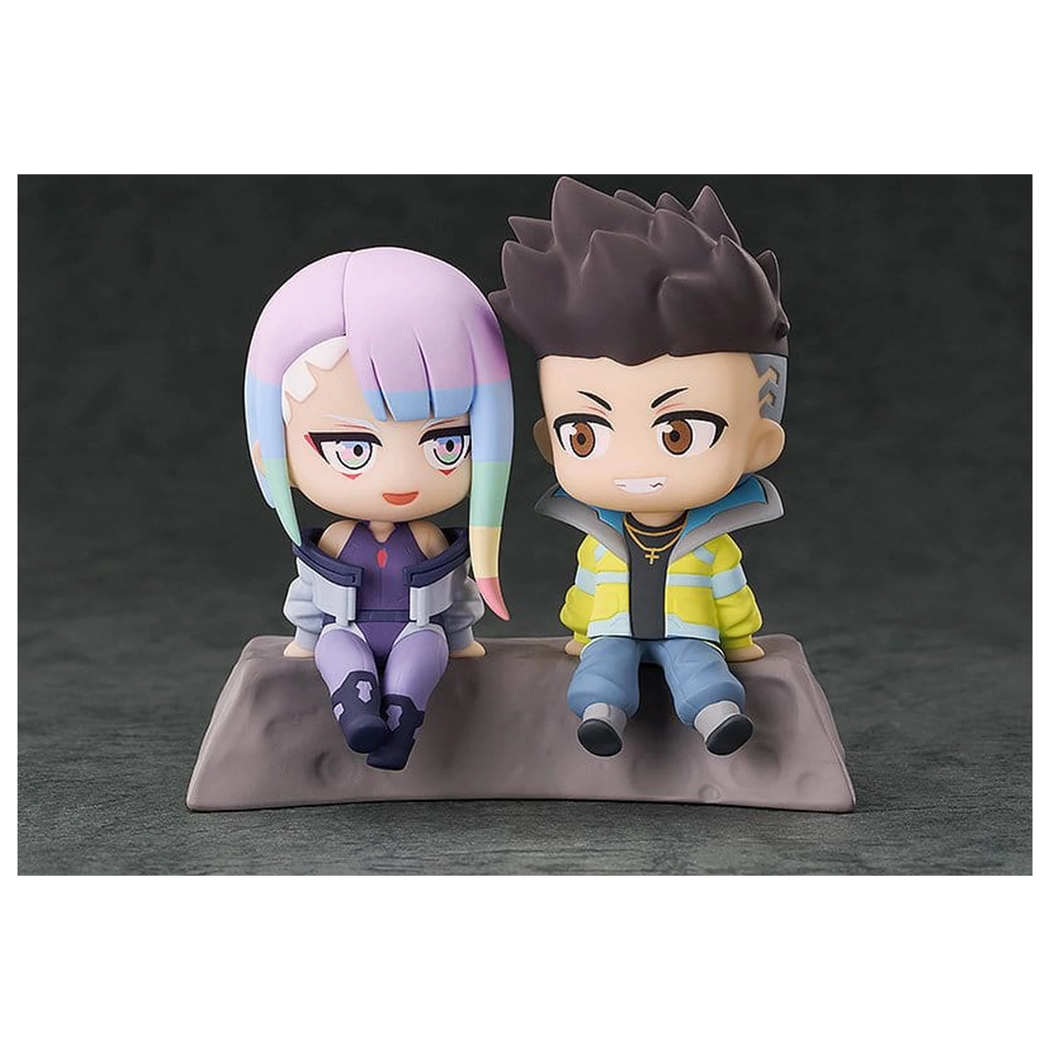 Cyberpunk: Edgerunners Qset+ PVC Figures 2-Pack David & Lucy 8 cm product photo