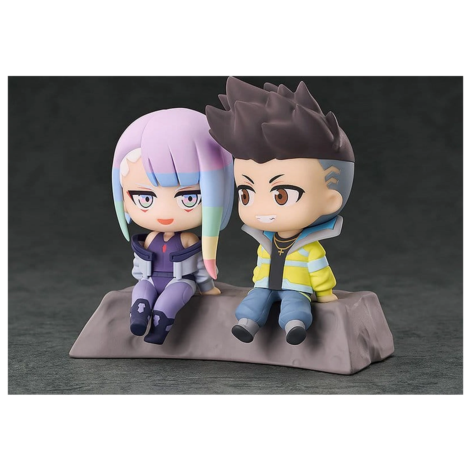 Cyberpunk: Edgerunners Qset+ PVC Figures 2-Pack David & Lucy 8 cm product photo