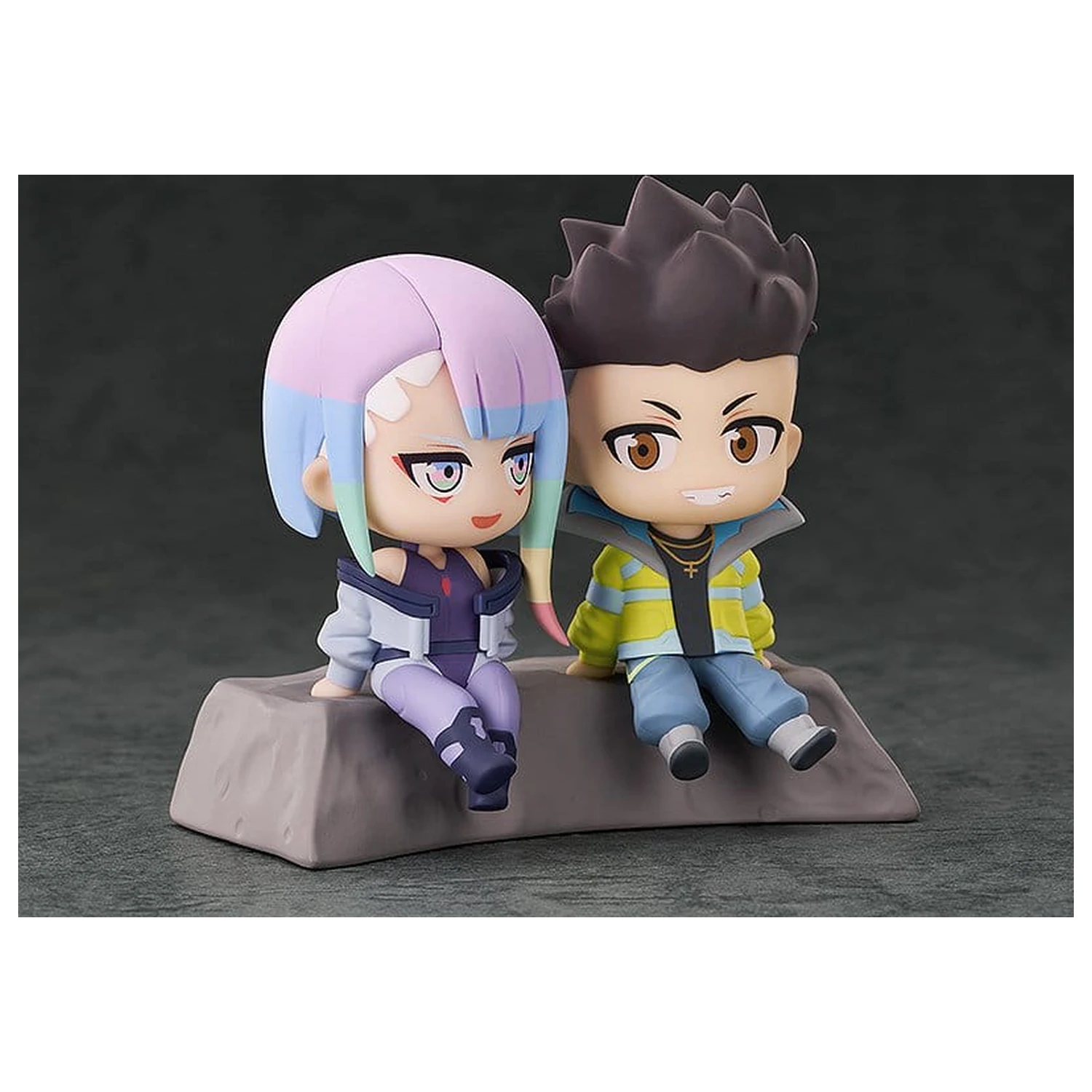 Cyberpunk: Edgerunners Qset+ PVC Figures 2-Pack David & Lucy 8 cm product photo