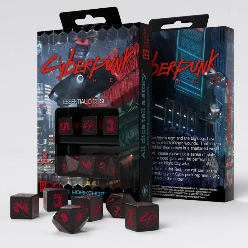 Cyberpunk Edition Dice Set Night City Essential (6) termékfotó