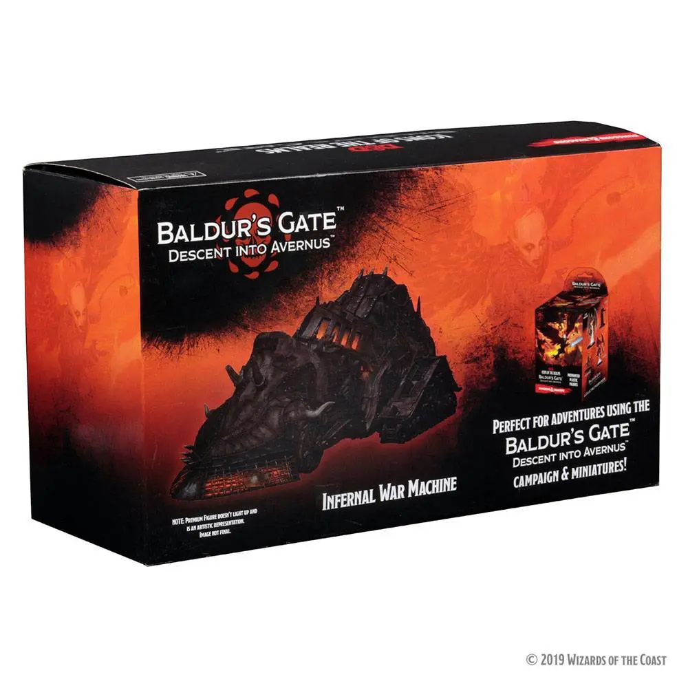 D&amp;D Icons of the Realms: Baldur's Gate: Descent into Avernus - Premium Figur Infernal War Machine product photo