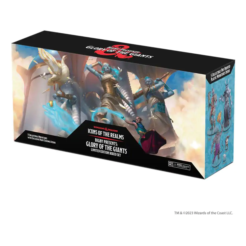 D&amp;D Icons of the Realms: Bigby Presents Prepainted Miniature Glory of the Giants - Limited Edition Boxed Set (Set 27) product photo