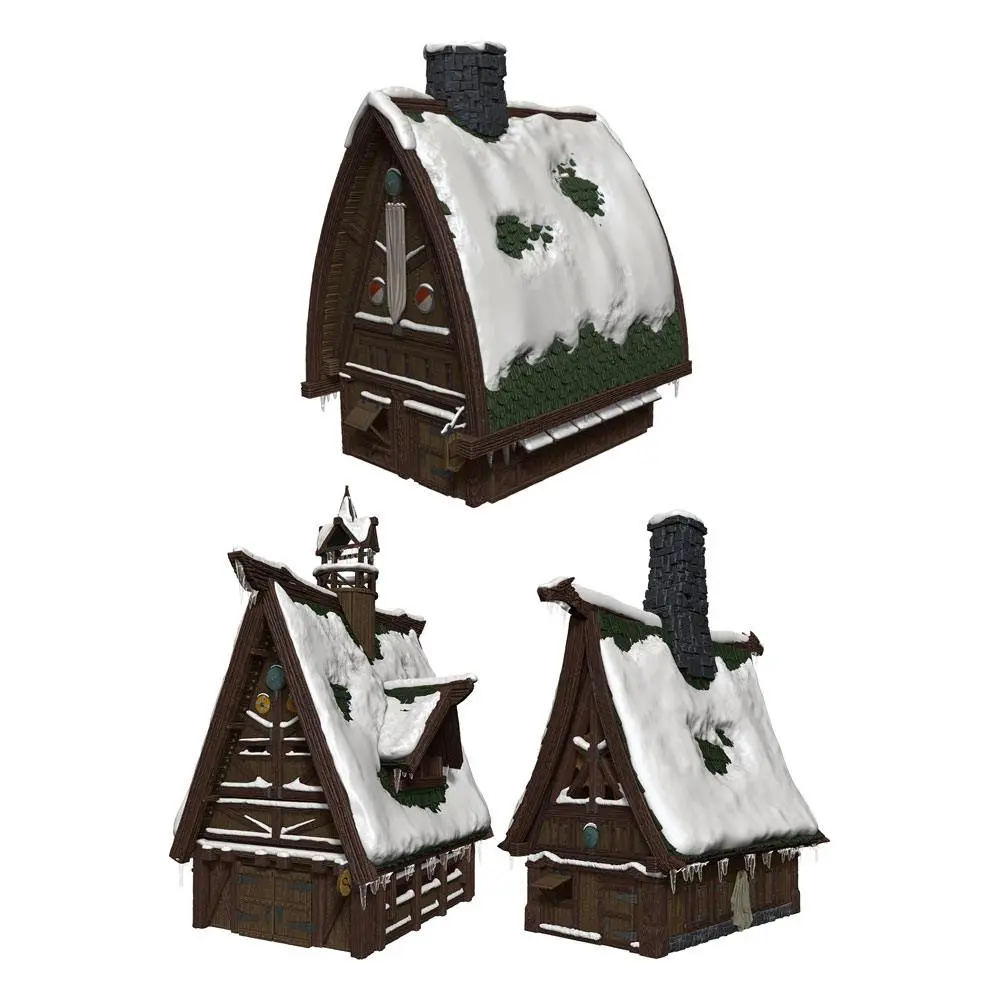 D&amp;D Icons of the Realms Icewind Dale: Rime of the Frostmaiden Papercraft Set Ten Towns product photo