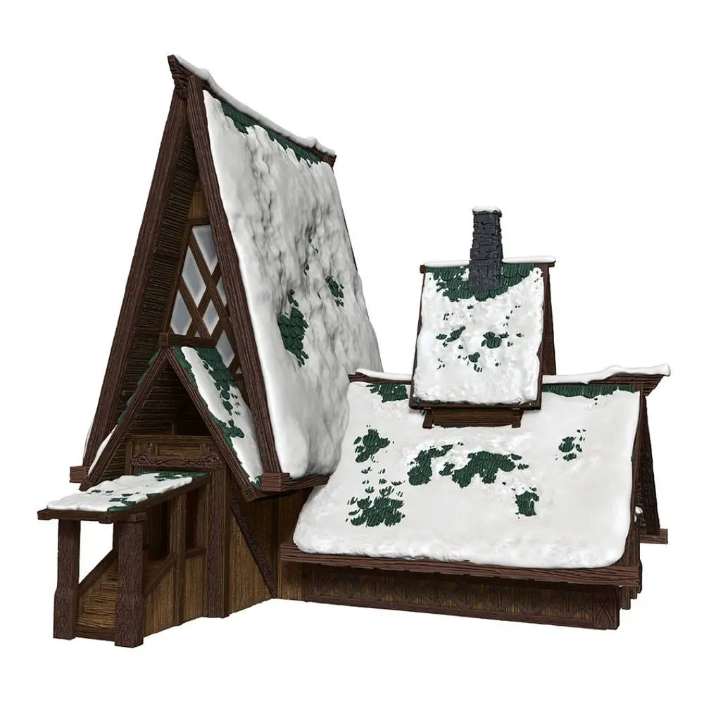 D&amp;D Icons of the Realms Icewind Dale: Rime of the Frostmaiden Papercraft Set The Lodge product photo