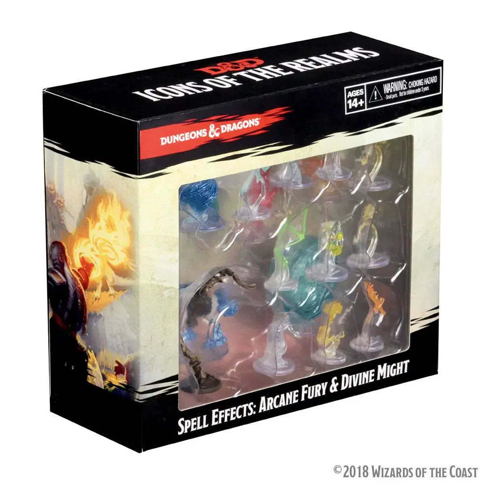 D&amp;D Icons of the Realms Miniatures Spell Effects: Arcane Fury &amp; Divine Might product photo