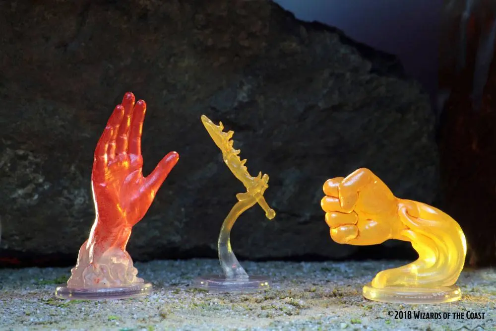 D&amp;D Icons of the Realms Miniatures Spell Effects: Arcane Fury &amp; Divine Might product photo