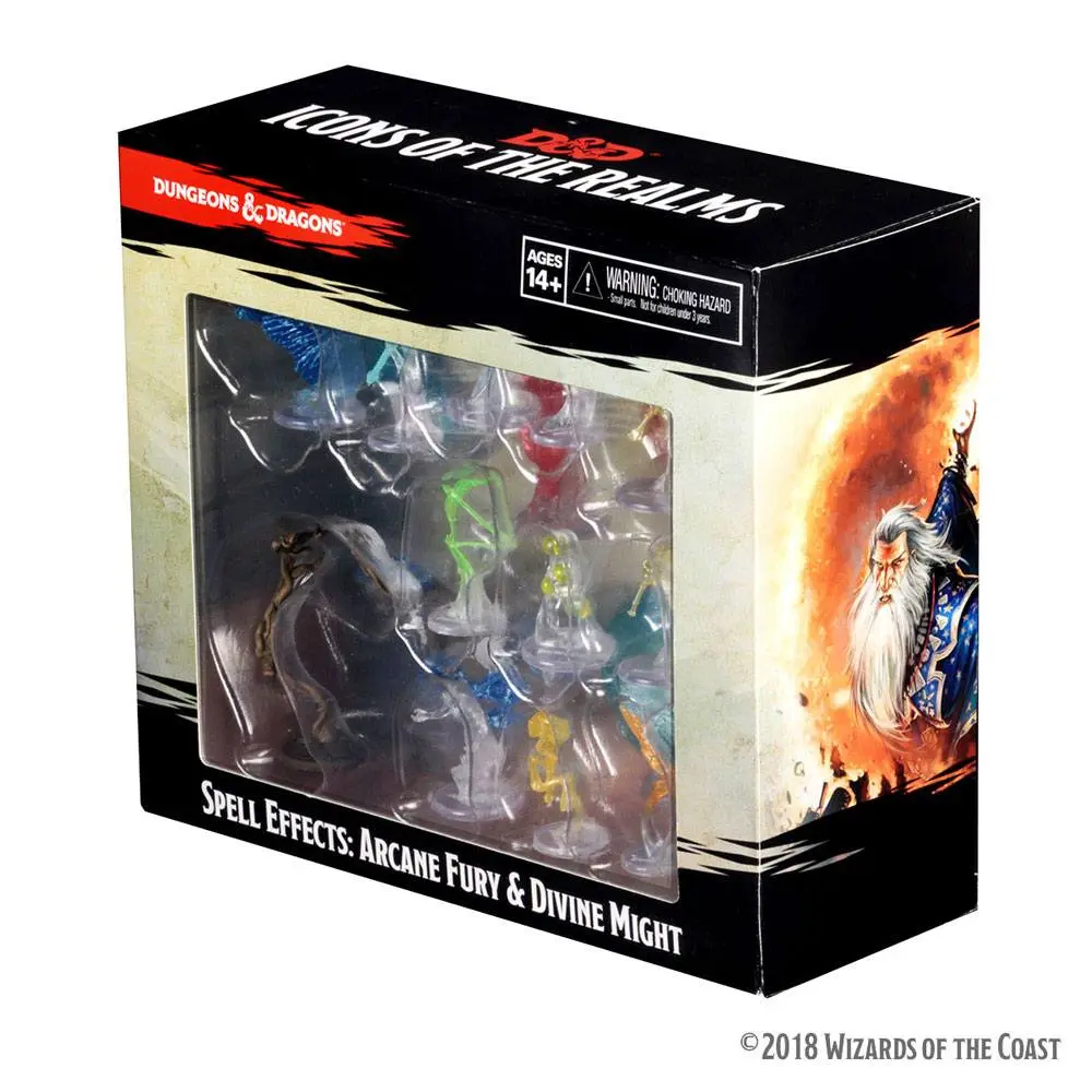 D&amp;D Icons of the Realms Miniatures Spell Effects: Arcane Fury &amp; Divine Might product photo