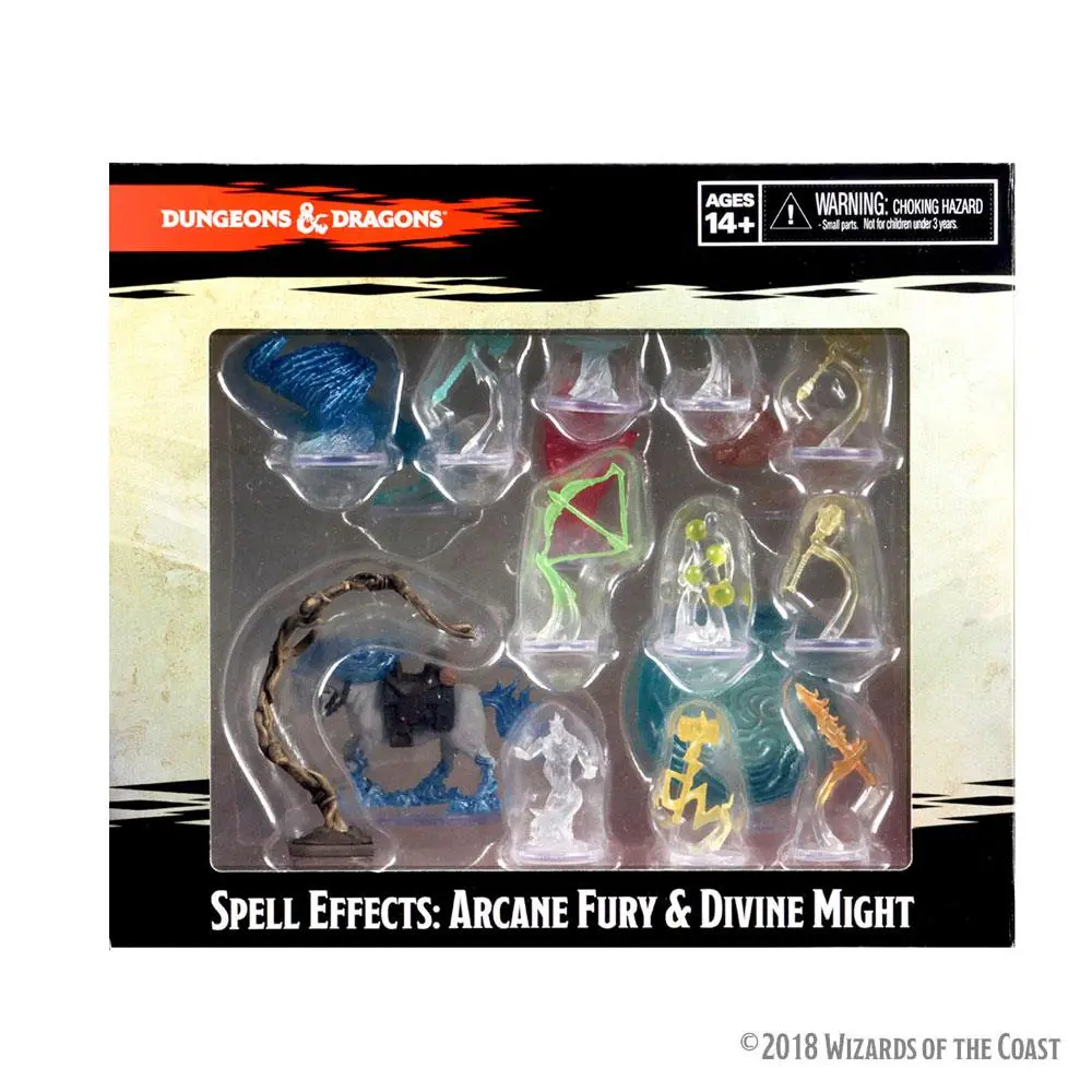 D&amp;D Icons of the Realms Miniatures Spell Effects: Arcane Fury &amp; Divine Might product photo
