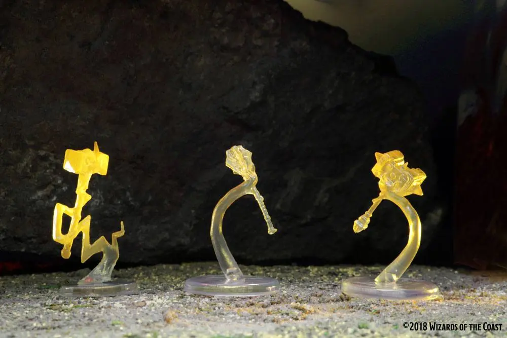 D&amp;D Icons of the Realms Miniatures Spell Effects: Arcane Fury &amp; Divine Might product photo