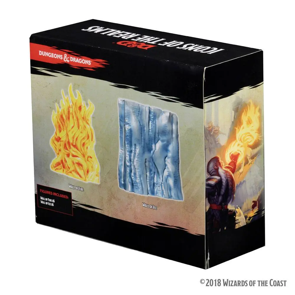 D&amp;D Icons of the Realms Miniatures Spell Effects: Wall of Fire &amp; Wall of Ice product photo