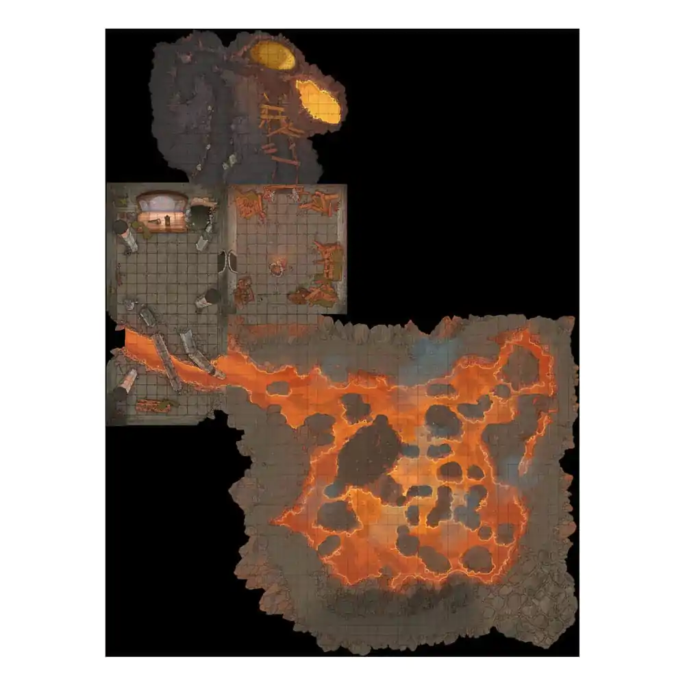 D&amp;D Icons of the Realms pre-painted Miniatures Adventure in a Box - Red Dragon's Lair product photo