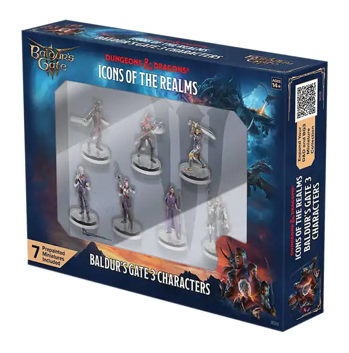 D&D Icons of the Realms pre-painted Miniatures Planescape: Baldur's Gate 3 - Character Boxed Set termékfotó