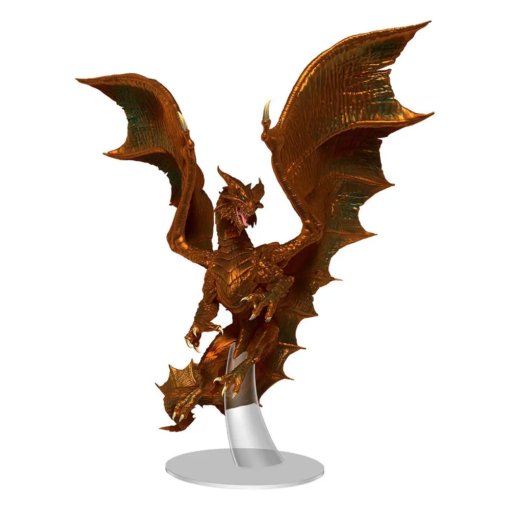 D&amp;D Icons of the Realms Prepainted Miniature Adult Copper Dragon product photo