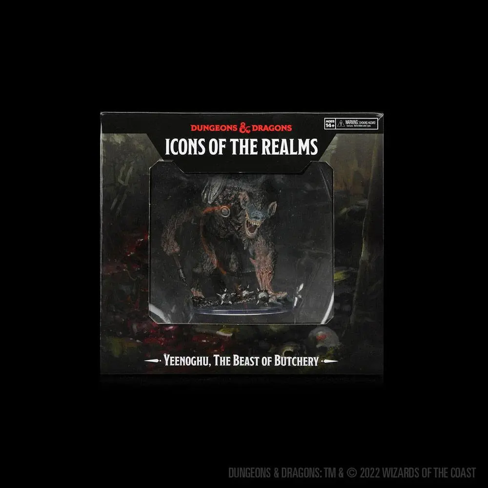 D&amp;D Icons of the Realms Prepainted Miniature Yeenoghu, The Beast of Butchery product photo