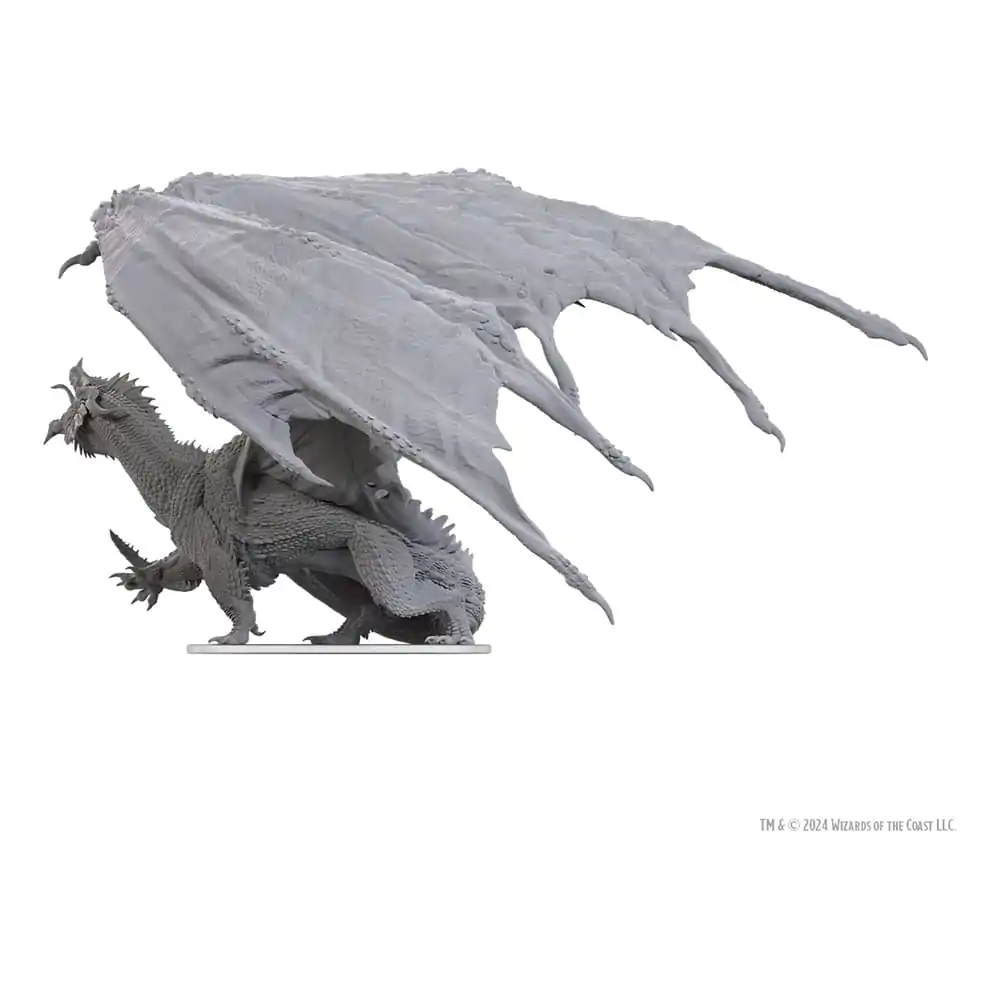 D&D Nolzur's Marvelous Miniatures Unpainted Miniature Adult Red Dragon Tyrant 18 cm product photo