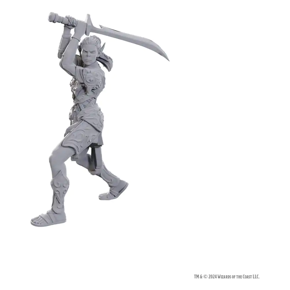 D&D Nolzur's Marvelous Miniatures Unpainted Miniature Lae'zel & Shadowheart product photo