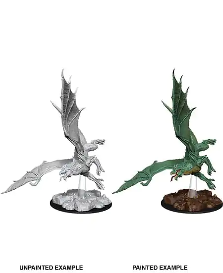 D&D Nolzur's Marvelous Miniatures Unpainted Miniature Young Bronze Dragon termékfotó