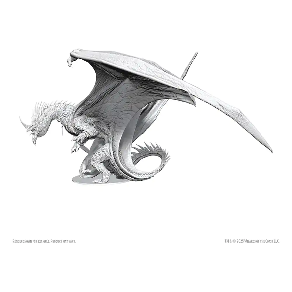 D&amp;D Nolzur&#039;s Marvelous Miniatures Unpainted Miniatures Ancient Blue Dragon 20 cm product photo