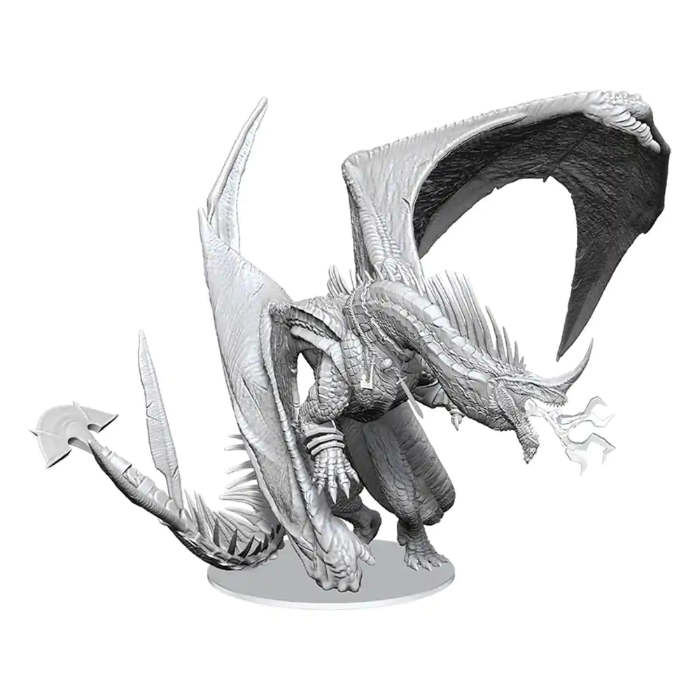 D&amp;D Nolzur&#039;s Marvelous Miniatures Unpainted Miniatures Ancient Blue Dragon 20 cm product photo
