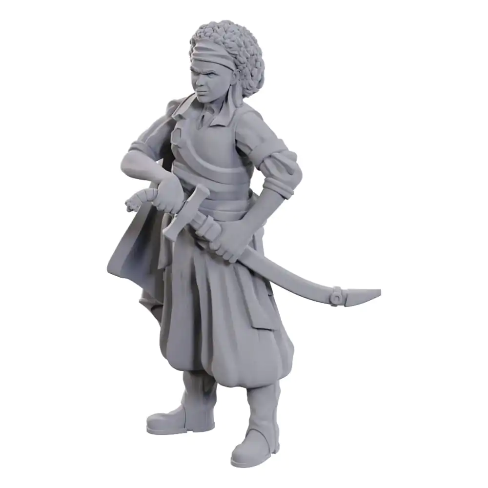 D&amp;D Nolzur's Marvelous Miniatures Unpainted Miniatures Ansalon Human Rogue 10 cm product photo